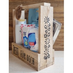 Wellness/Beauty Kistchen " Zeit für Dich "  hab einen tollen Tag/schwarz