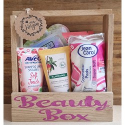 Wellness/Beauty Kistchen " Beauty Box "  von Herzen/pink