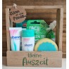 Wellness/Beauty Kistchen " Kleine Auszeit "  Gönn dir eine Pause/grün