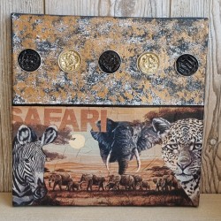 Bild " Safari " schwarz/bronze Töne