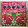 Bild " Rosen " rot/grün Töne