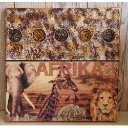 Bild " Afrika " braun/beige Töne