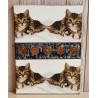 Bild " Katzen " schwarz/bronze Töne