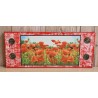 Bild " Mohnblumen " rot Töne