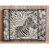 Bild " Zebra "  schwarz/weiss Töne