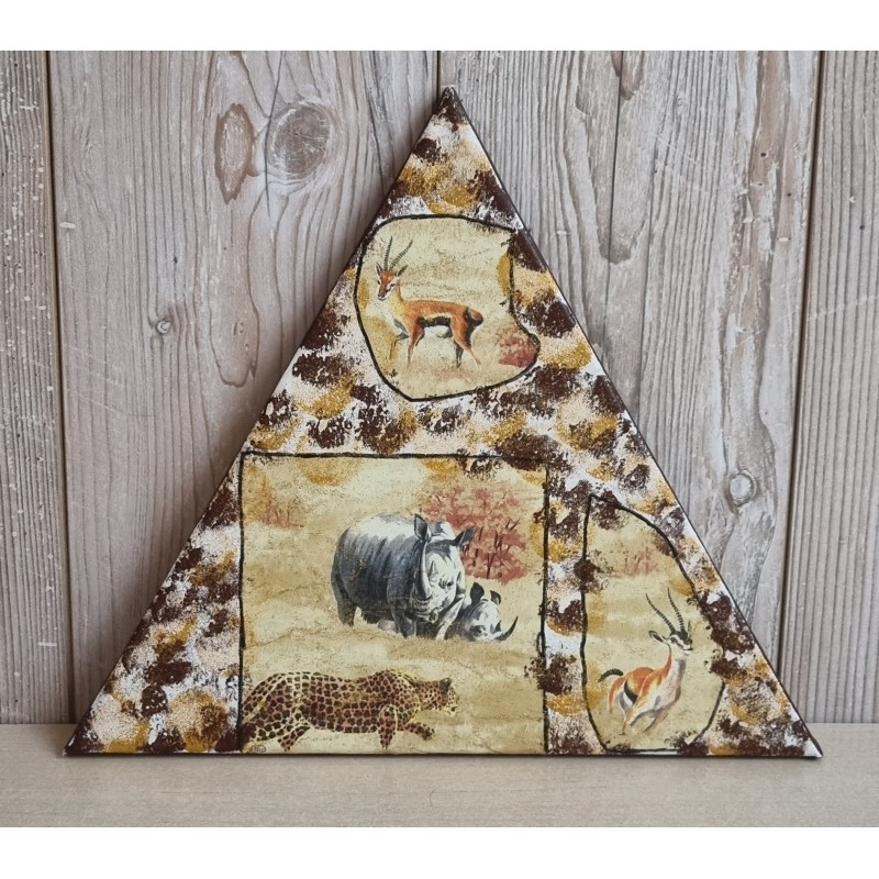 Bild " Wild Life"  braun/gold Töne