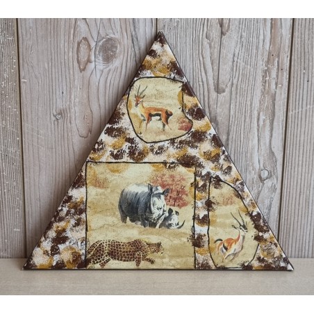 Bild " Wild Life"  braun/gold Töne