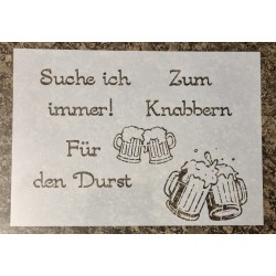 Schablone Männerkissen  2er Set