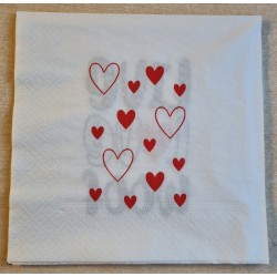 Serviette  Live Love Woof