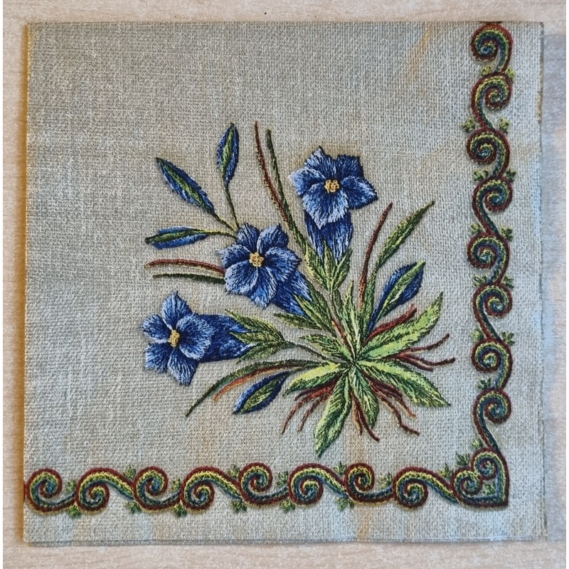 Serviette Enziane