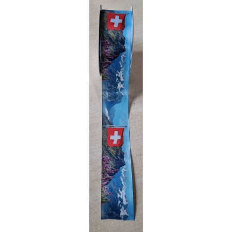 Dekoband Schweizer/Berge