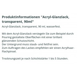 Arcryl Glanzlack transparent