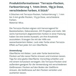 Terrazzo Flocken pastell