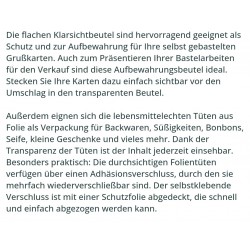 Schutzhülle/Klarsichtbeutel B6