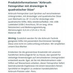 Airbrush Feinsprüher