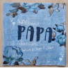 Serviette Papa blau