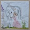 Serviette Einhorn/Prinzessin