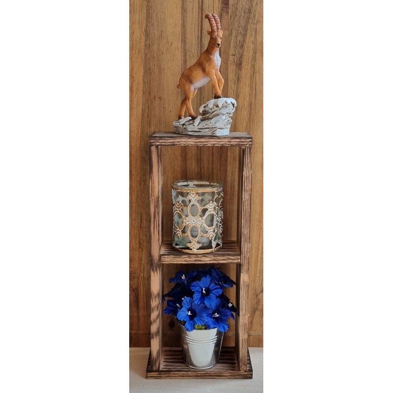 Mini "Paletten Pfosten"  Steinbock/Enzian
