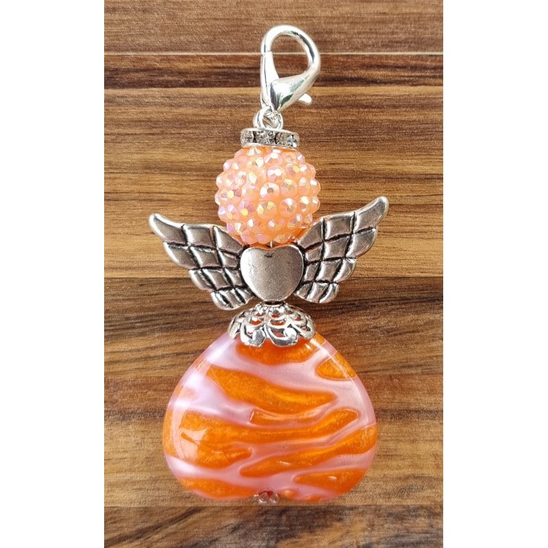 Herz Engel orange