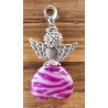 Herz Engel violette/silber