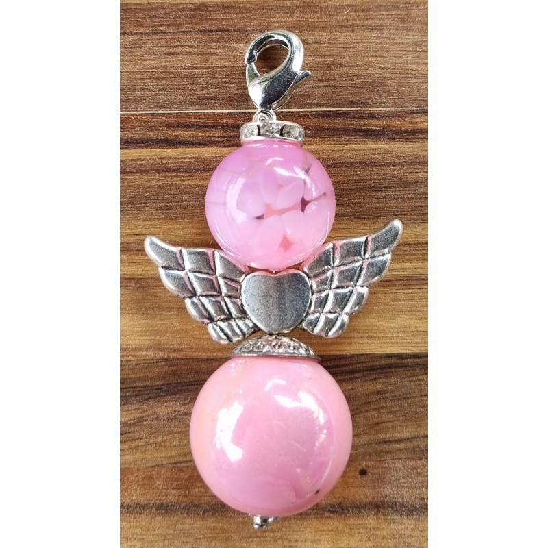 Perlen Engel rosa
