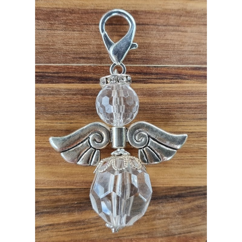 Perlen Engel transparent