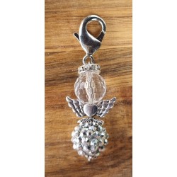 Perlen Engel silber/transparent