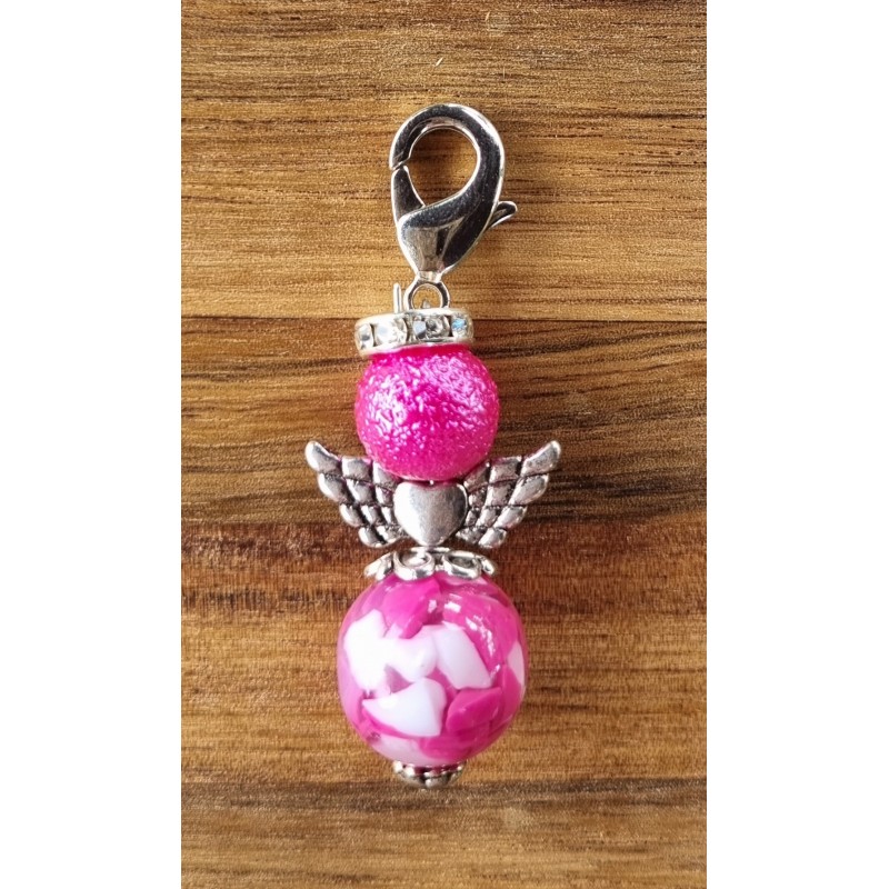 Perlen Engel pink