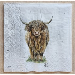 Serviette Hochlandrind 2