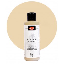 Acrylfarbe matt beige