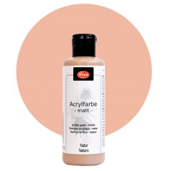 Acrylfarbe matt natur