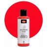 Acrylfarbe matt rot