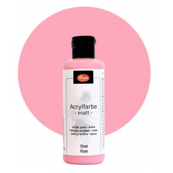 Acrylfarbe matt rose