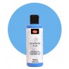 Acrylfarbe matt mittelblau