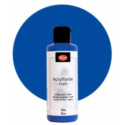 Acrylfarbe matt blau
