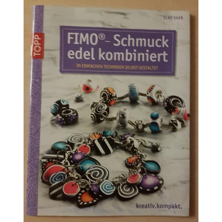 Fimo Schmuck edel kombiniert