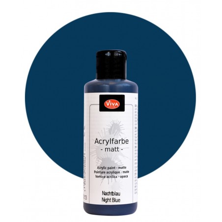 Acrylfarbe matt nachtblau