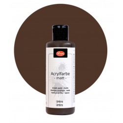 Acrylfarbe matt umbra