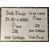 Schablone " Teeli Pause "