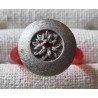 Ring mit Swarovski Steinen Edelweiss rot