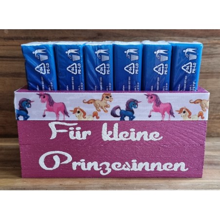 Taschentuch Böxli " Prinzessinnen " pink