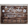 Schlüsselgarderobe " Lache " geflammt
