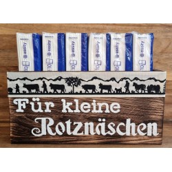 Taschentuch Böxli " Rotznäschen " geflammt