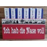Taschentuch Böxli " Nase voll " rot