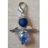 Perlen Engel transparent/blau