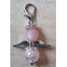 Perlen Engel transparent/rosa