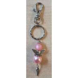 Schlüsselanhänger Engel/Flügel rosa