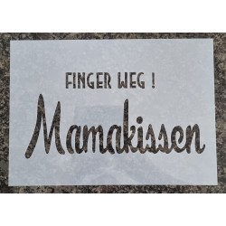 Schablone " Mamakissen "