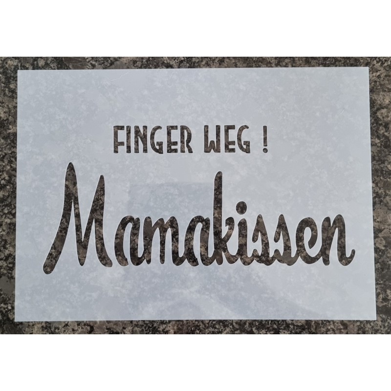 Schablone " Mamakissen "