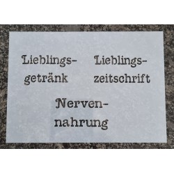 Schablone " Mamakissen "